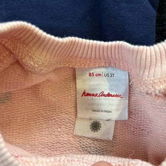 Lot of 2- Hanna Andersson sweatshirts - Picture 2 of 8